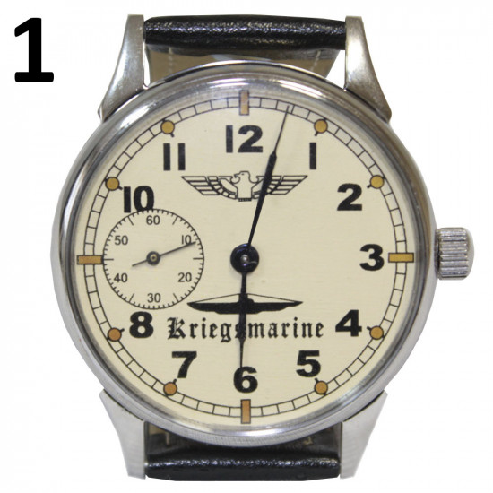 Reloj de pulsera alemán KRIEGSMARINE IIId oficiales de la marina del Reich Segunda Guerra Mundial