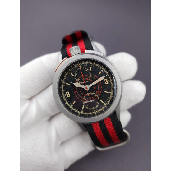 Reloj de pulsera original "Military gamble" Reloj militar soviético genuino Reloj de pulsera tipo URSS de edición limitada de acero inoxidable