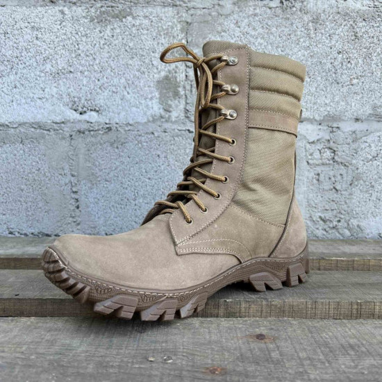 Botas tácticas ucranianas "Sprint": calzado militar profesional de Airsoft para el verano - Botas de cuero duraderas y livianas