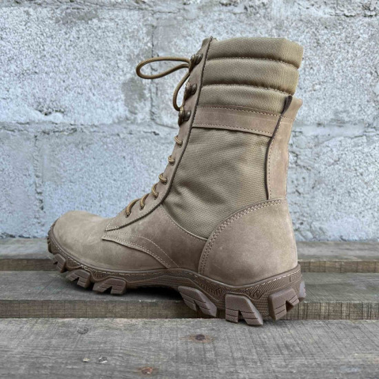 "Sprint" Ukrainian Tactical Boots: Professional Airsoft Military Footwear for Summer - Durable, Lightweight Leather Boots