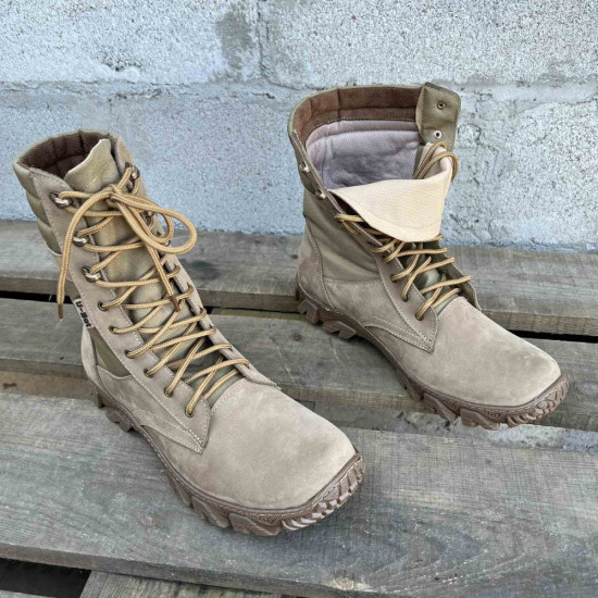 Botas tácticas ucranianas "Sprint": calzado militar profesional de Airsoft para el verano - Botas de cuero duraderas y livianas