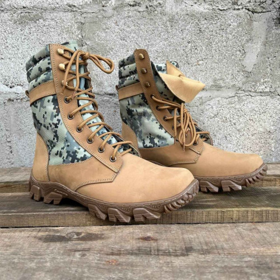 Special Forces 'Sprint' Pixel Boots: Professional Ukrainian Summer Military High Boots