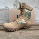 Ukrainian Typhoon pixel boots Military leather high boots Urban-type summer footwear