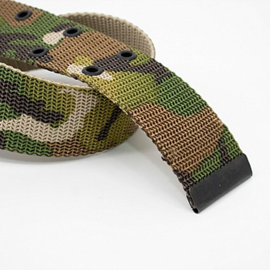 Men's Multicam Tactical Belt: Modern Camouflage Design for Work, Hunting, and Camping