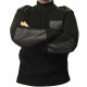 Winterschwarzer warmer taktischer Airsoft-Pullover zum Angeln und Jagen