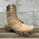 Botas de malla beige "Sprint": calzado táctico militar ucraniano tipo desierto - Botas de verano ligeras y duraderas para hombre, ideales para senderismo y trabajo.