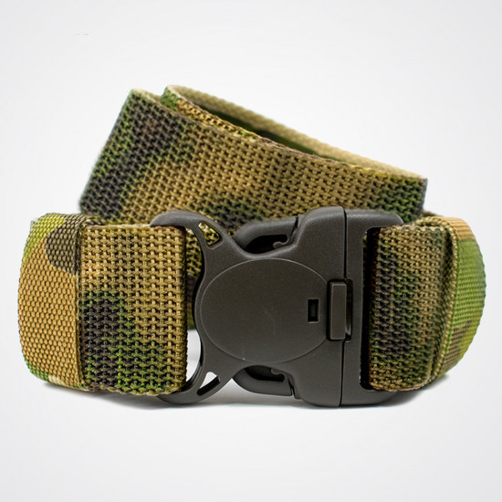 Men's Tactical Belt with Quick Release Fastex Buckle: Heavy Duty Combat Accessory