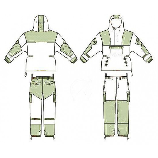 Uniforme de Gorka 4, equipo de réplica de fuerzas especiales tácticas, traje profesional de Airsoft