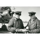 Sowjetische russische rote Armee Marine Offizier Visier Kappe wwii mit original cocarde