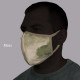 Set mit 3 Gesichtsschutzmasken Bars Factory Knitwear Camouflage   Army