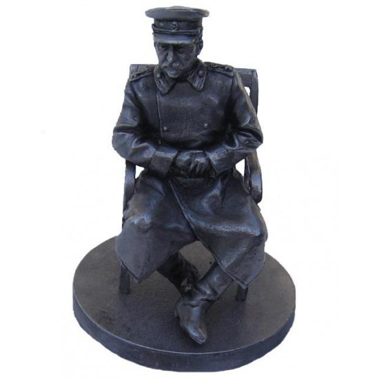 Union soviétique miniature de Staline en métal sculpture URSS