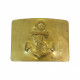 Hebilla de cinturón de oro ruso de los marineros de la flota de la Armada de la URSS Marines soviéticos