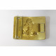 Hebilla de cinturón de oro ruso de los marineros de la flota de la Armada de la URSS Marines soviéticos