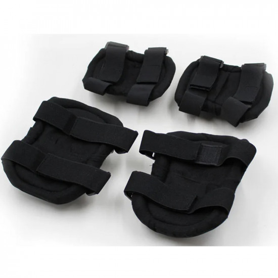 Equipo táctico de Airsoft, protección negra militar, rodilleras/coderas para equipo de Airsoft, almohadillas modernas