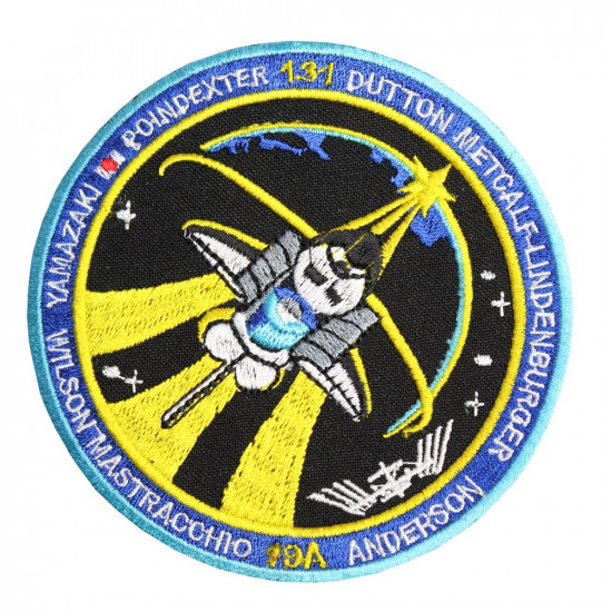 STS-131 Space Shuttle Discovery NASA ISS Mission Patch Stickerei zum Aufnähen