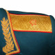 El conjunto original de uniforme y sombrero del Ejército Rojo General de la Unión Soviética