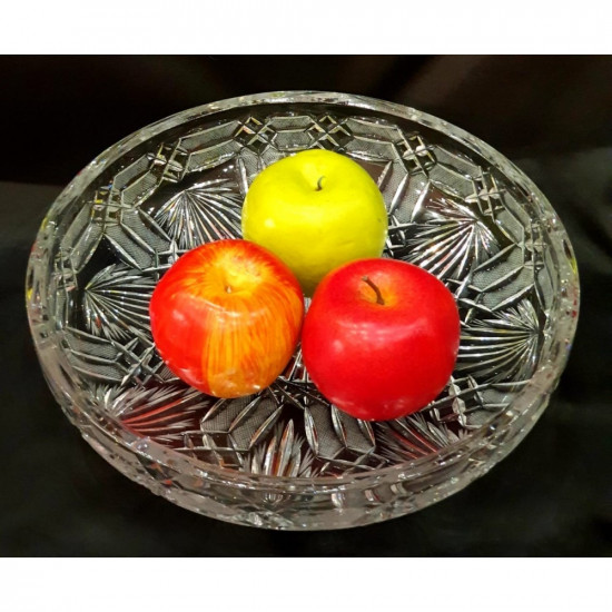 Los tiempos soviéticos originales hicieron vasos viejos de jarrón de cristal checo para frutas, verduras y dulces