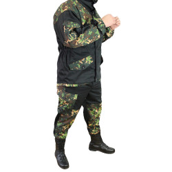 Russia EMR Camouflage Pizex Set Fleece Green Waterproof Mountaineering  Clothes