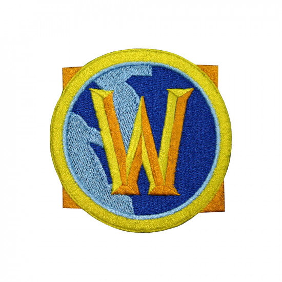 MMORPG WOW Game Logo World of Warcraft Gaming Sleeve Bestickter Aufnäher/Aufbügel/Klettverschluss