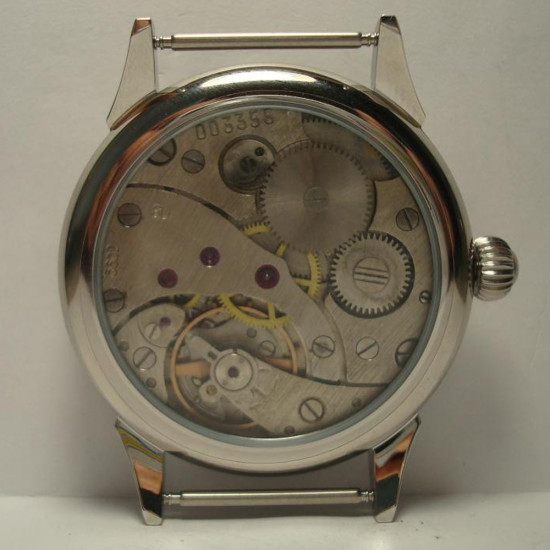 ロシアのヴィンテージ透明腕時計モルニヤメンズギフト