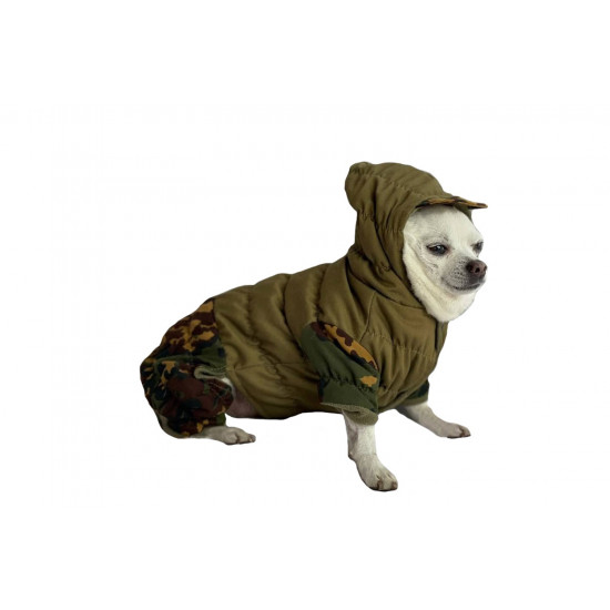 Uniforme de Gorka para mascotas ruso SIN FLEECE, ropa de camuflaje Partizan con capucha, ropa táctica al aire libre de estilo militar impermeable