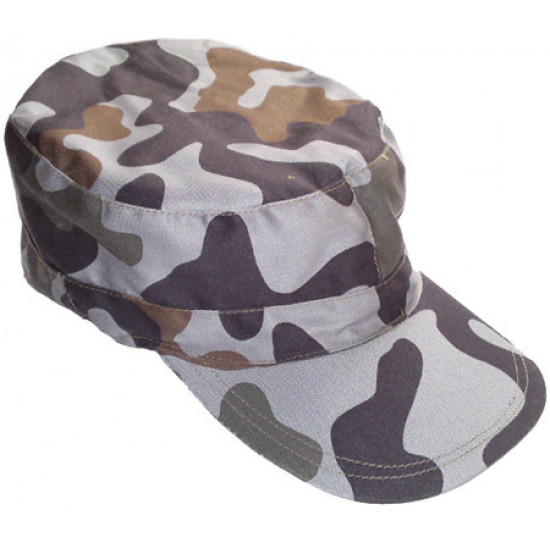 Taktische Mütze 4-farbige Airsoft-Mütze mit grauer Tarnung