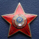 Estrella soviética en una gorra de policía 1940-1950