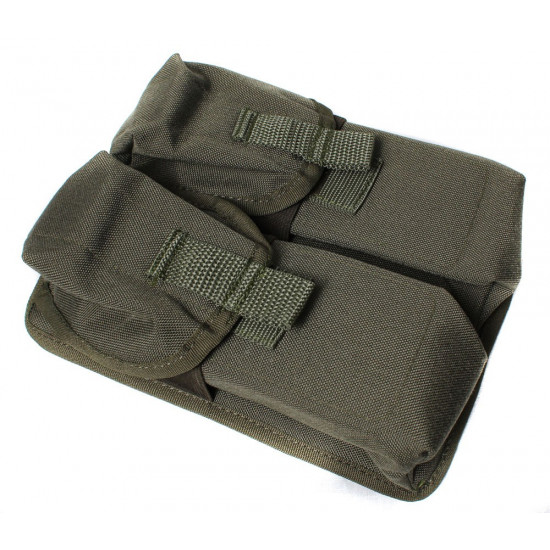 4 ak russian magazine pouch molle airsoft / combat bag