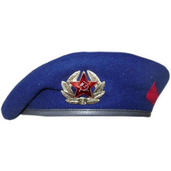 Soviétique russe "Comité de sécurité de l'Etat" unités spéciales chapeau de chapeau de béret bleu