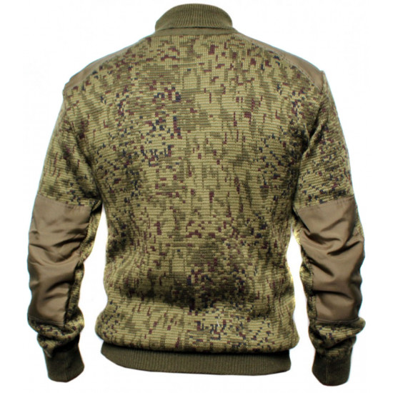 ロシア暖冬は、セーターairsoftに戦術的なジャケットを編みました