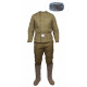 Wwii soviétique / uniforme militaire militaire russe - telogreika, fufaika, pantalon