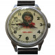 Molnija Montre-bracelet russe pour hommes - Journée Cosmonaur Gagarin / USSR montre acier vintage Molnia, Molniya