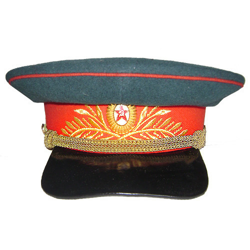 Army WWII Hats - Soviet Red Army Hats, Russian Military Visor hat ...