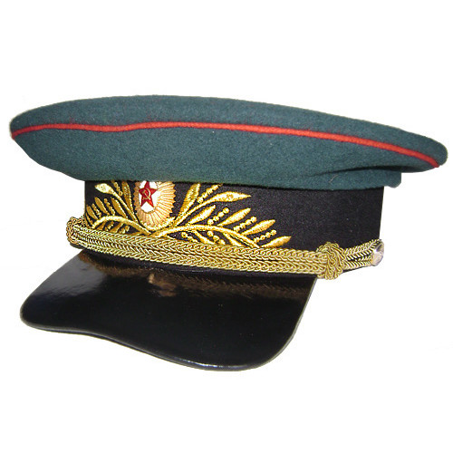 Army WWII Hats - Soviet Red Army Hats, Russian Military Visor hat ...