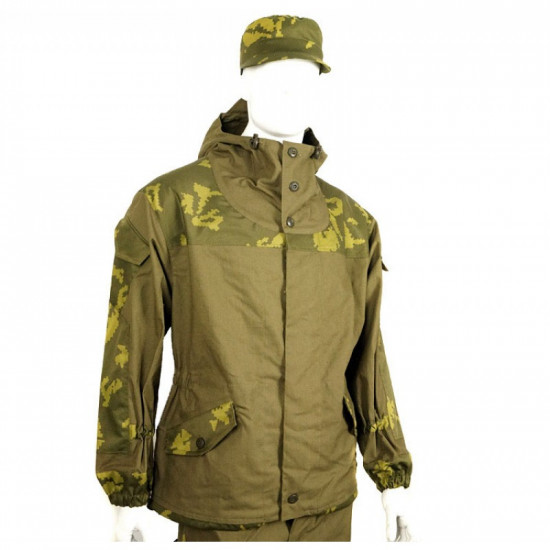Gorka 3 Yellow Leaf KLMK Oak Camouflage Airsoft Uniform taktischer Anzug Angel- und Jagdjacke mit Hose