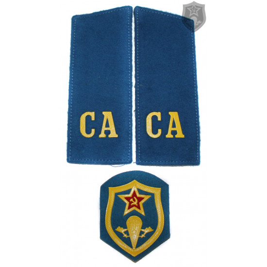   military shoulder boards "ca soviet army" with patch vdv force