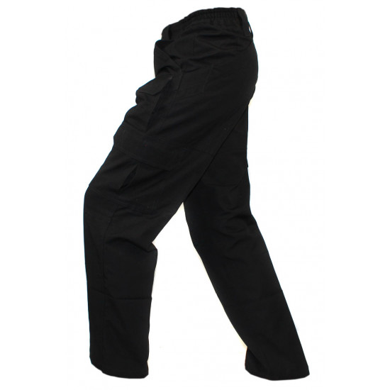 Pantalon d'été tactique camouflage en toile Airsoft Pantalon noir d'entraînement Vêtements de style de vie actif