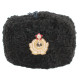 Hiver d`amiral naval russe soviétique fourrure d`astrakan noire originale et cuir ushanka chapeau earflaps
