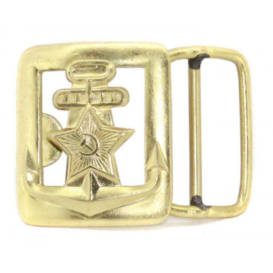WW2 Soviet Navy brass buckle- Belts & Buckles