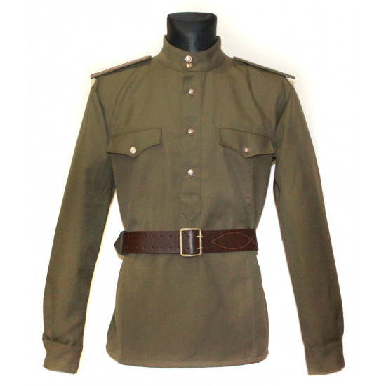 ソビエト軍のportupeyaは、ロシア役員革ベルトを褐色にします