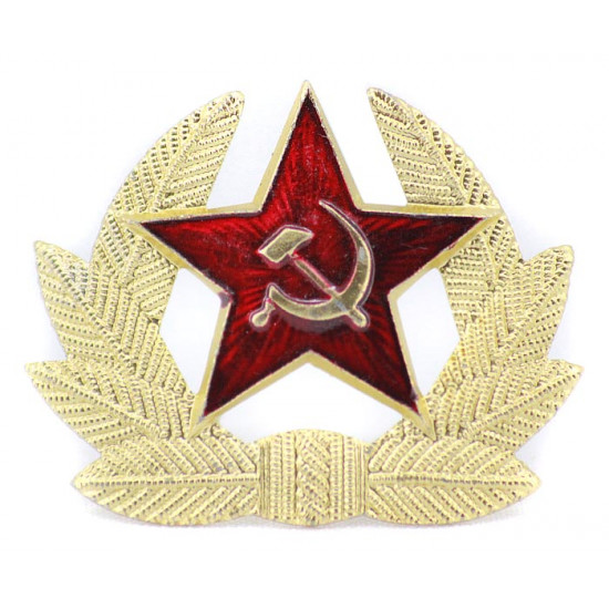Militaires soviétiques / étoile rouge militaire russe cocarde badge