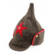 ソビエトrkka歩兵連隊ロシア赤軍毛織物冬帽子budenovka