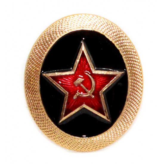 Insignia del sombrero de la flota de infantes de marina de militares rusos del ejército soviético