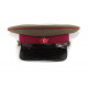 Gorra del ejército rojo del sombrero de la visera de oficiales de la infantería rkka rusa soviética