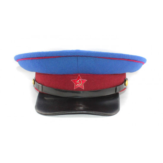 Oficiales nkvd rusos soviéticos sombrero de la visera azul oscuro wwii