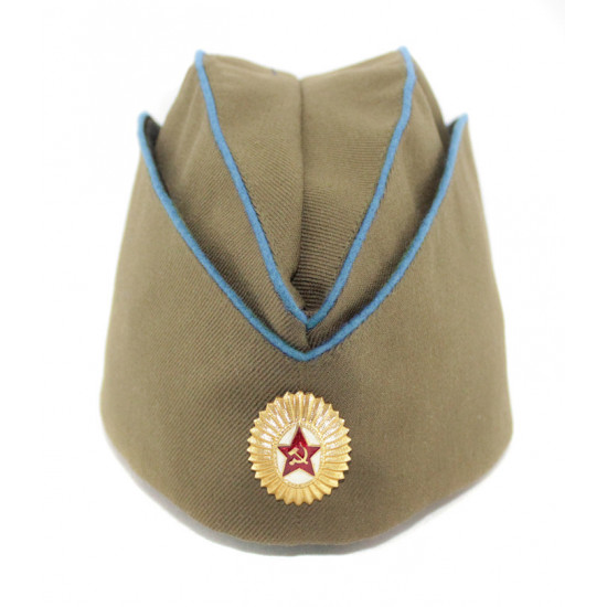 Été d`officiers d`aviation russe wwii soviétique chapeau de l`urss pilotka