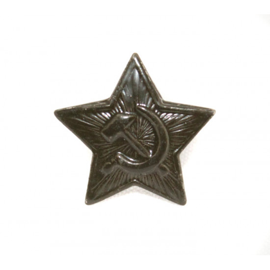 Militares rusos del ejército rojo soviéticos poca estrella verde insignia del alfiler de la urss