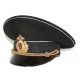 Sombrero de la visera de oficiales naval veloz ruso