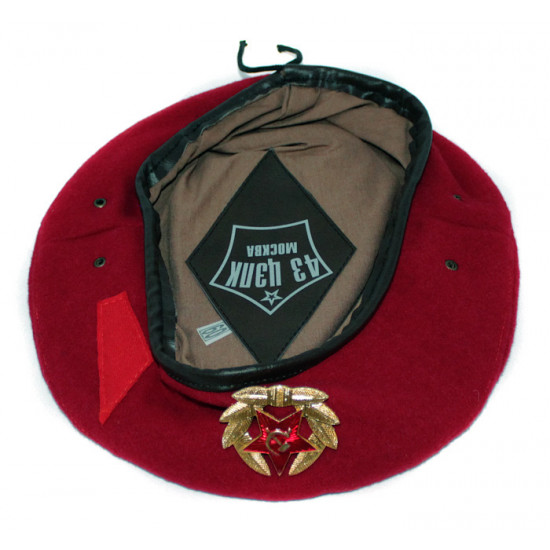   soviet maroon beret military summer spetsnaz hat
