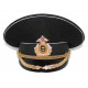 Sombrero de la visera de oficiales de la fila alto naval veloz ruso